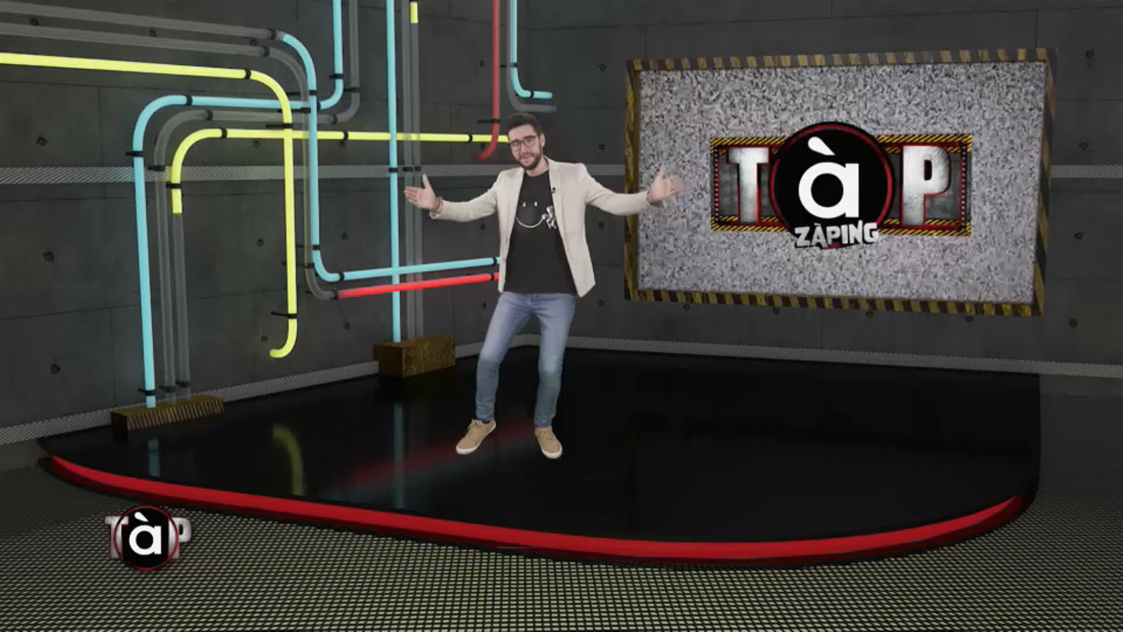 Lluís Cascant, presentador de Tàp Zàping