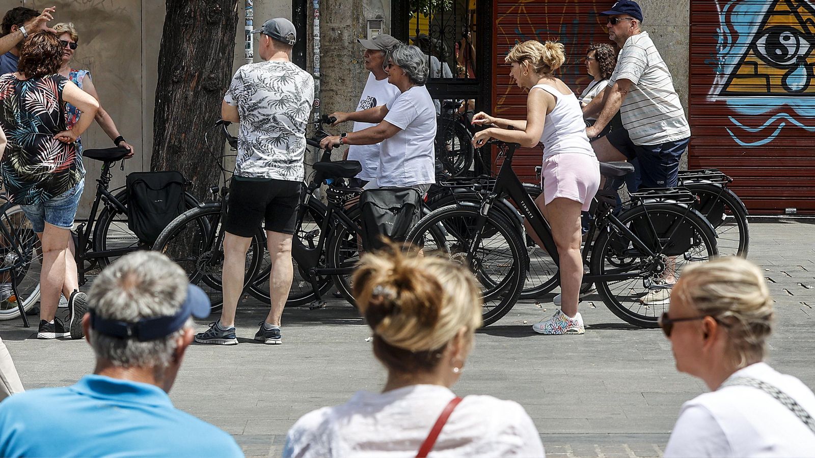 Turistes a la ciutat de València