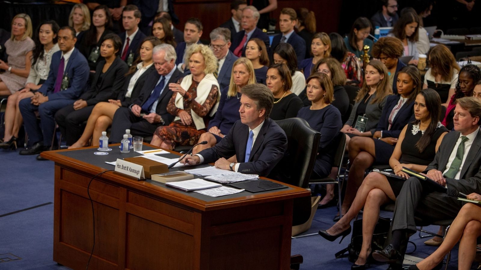 Kavanaugh, que va ser nominat el passat 9 de juliol per Trump, va afrontar la passada setmana les audiències de confirmació davant el comité del qual forma part Feinstein