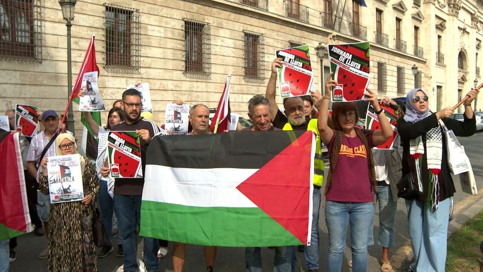 27.09.2024 | Mobilitzacions en la primera vaga general en solidaritat amb Palestina