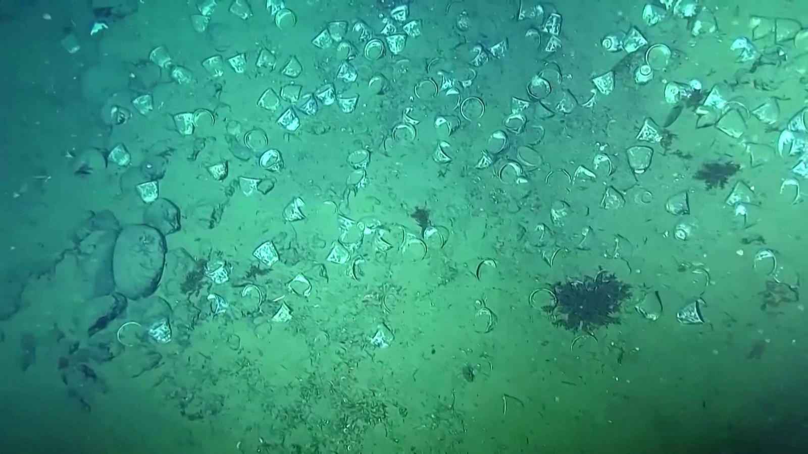 Vaixella trobada entre les restes del galió San José