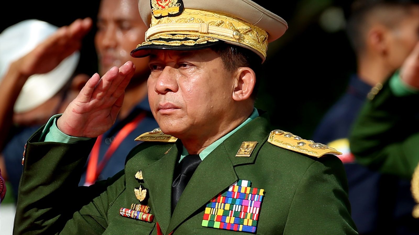 El líder de la junta militar de Birmània, Min Aung Hlaing (imatge d'arxiu)