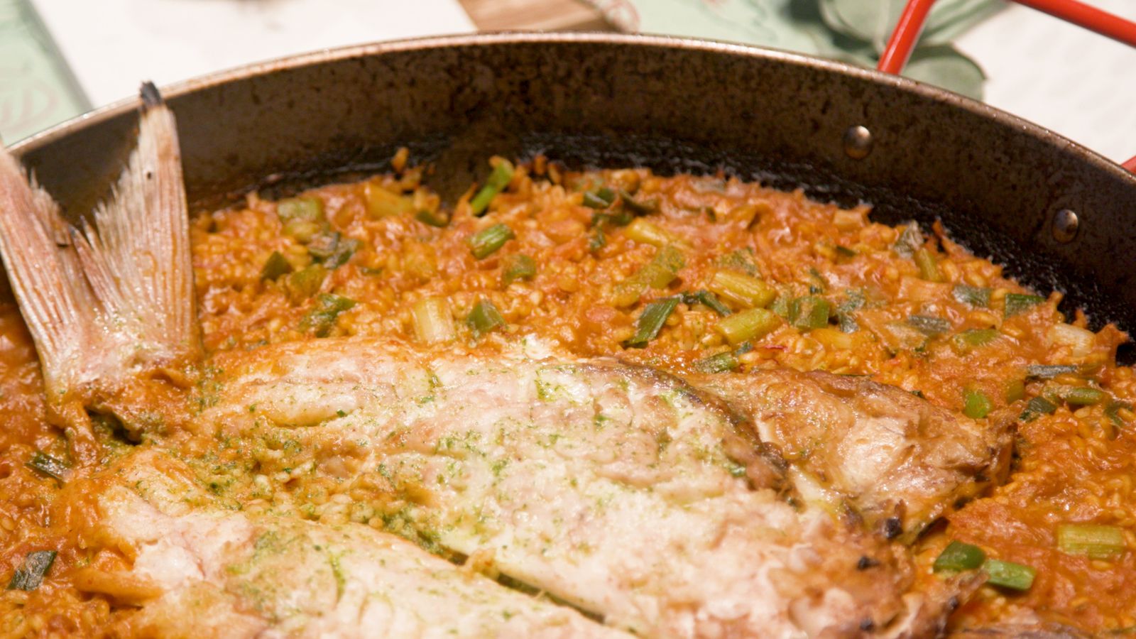 Paella de pagre