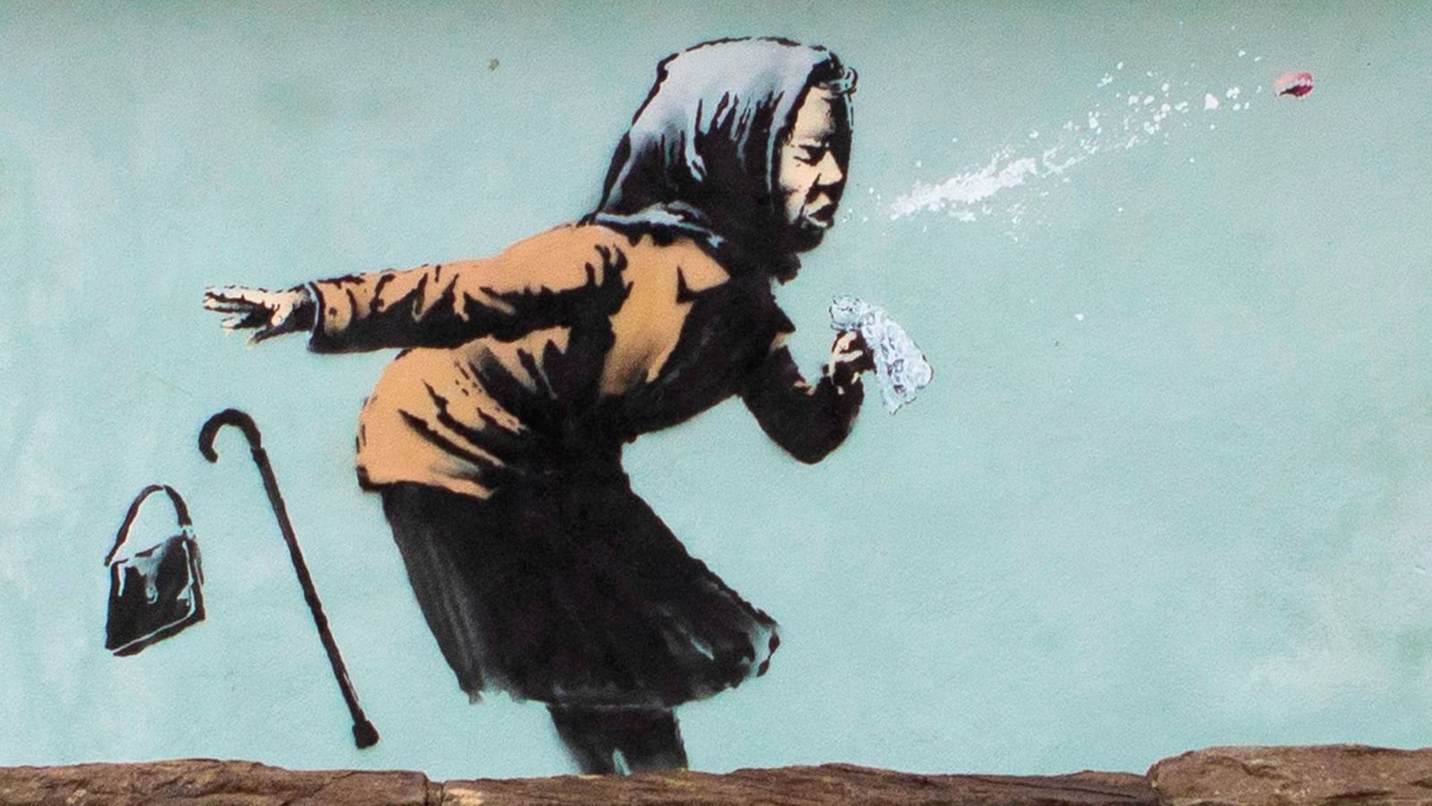 Imatge de la nova obra de Banksy a Bristol, Regne Unit