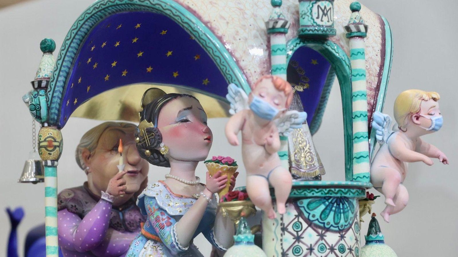 Ninot indultat infantil 2022, de la comissió Convent de Jerusalem-Matemàtic Marzal, obra de l'artista faller José Gallego Gallego Ninot indultat infantil 2022, pertanyent a la comissió Convent Jerusalem-Matemàtic Marzal, obra de l'artista faller José Gallego Gallego
