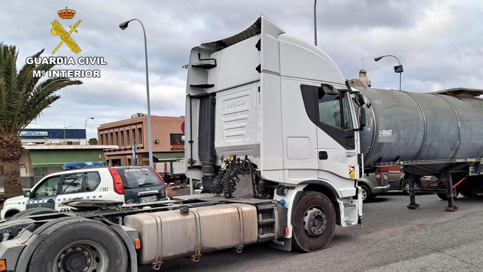 Camió on la Guàdia Civil ha trobat