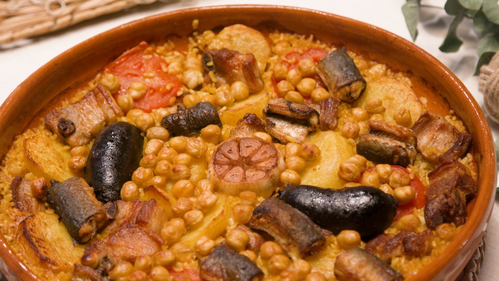 Arròs al forn amb anguila