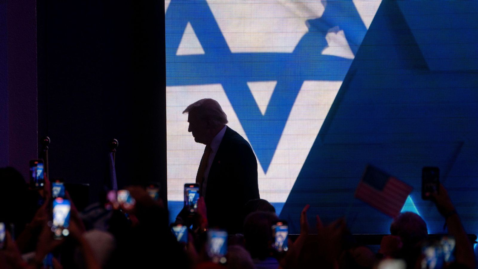 Donald Trump assisteix a la Conferència del Consell Israelià Americà (IAC) a Washington