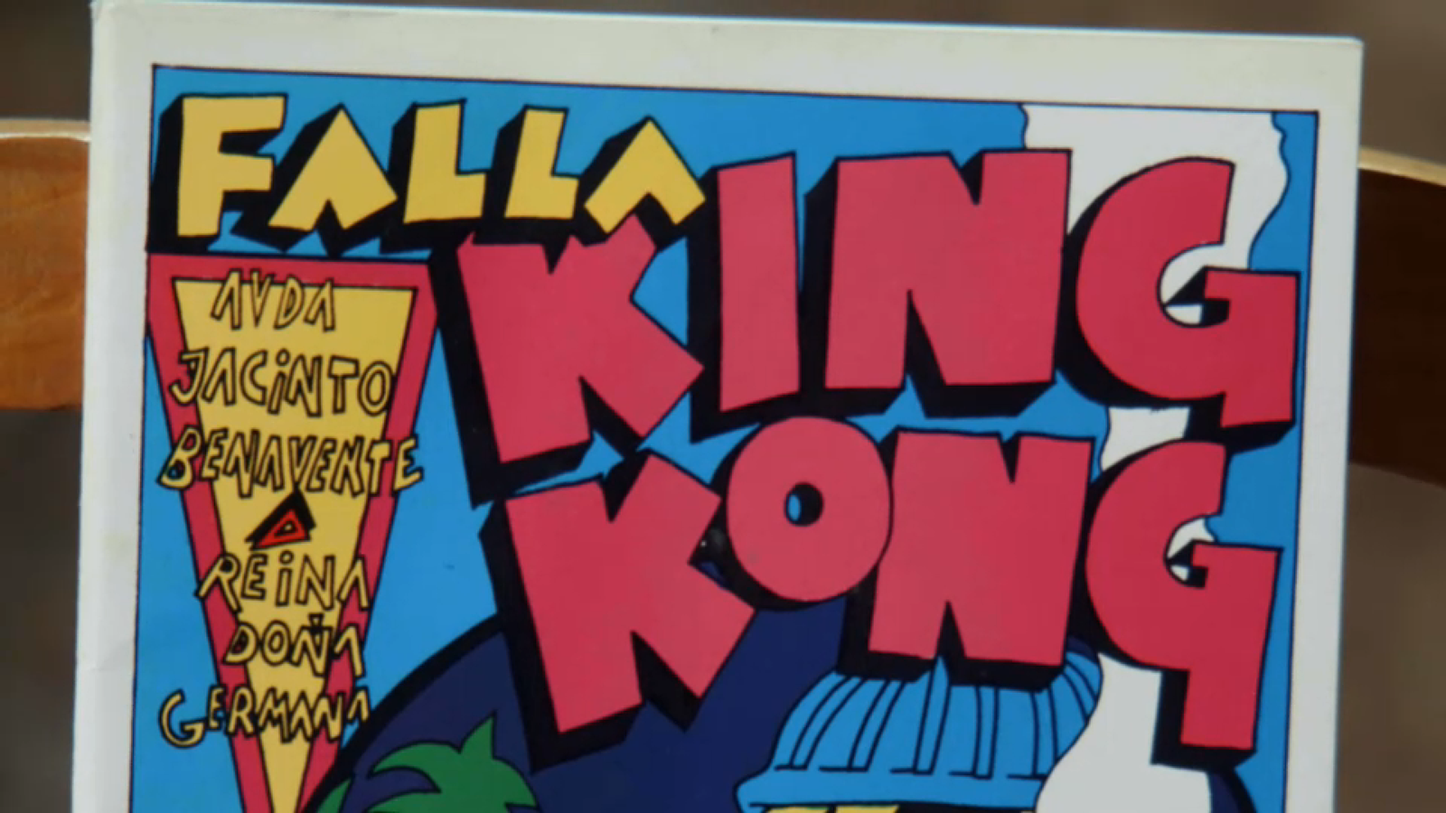 Llibret colorit de la falla King Kong