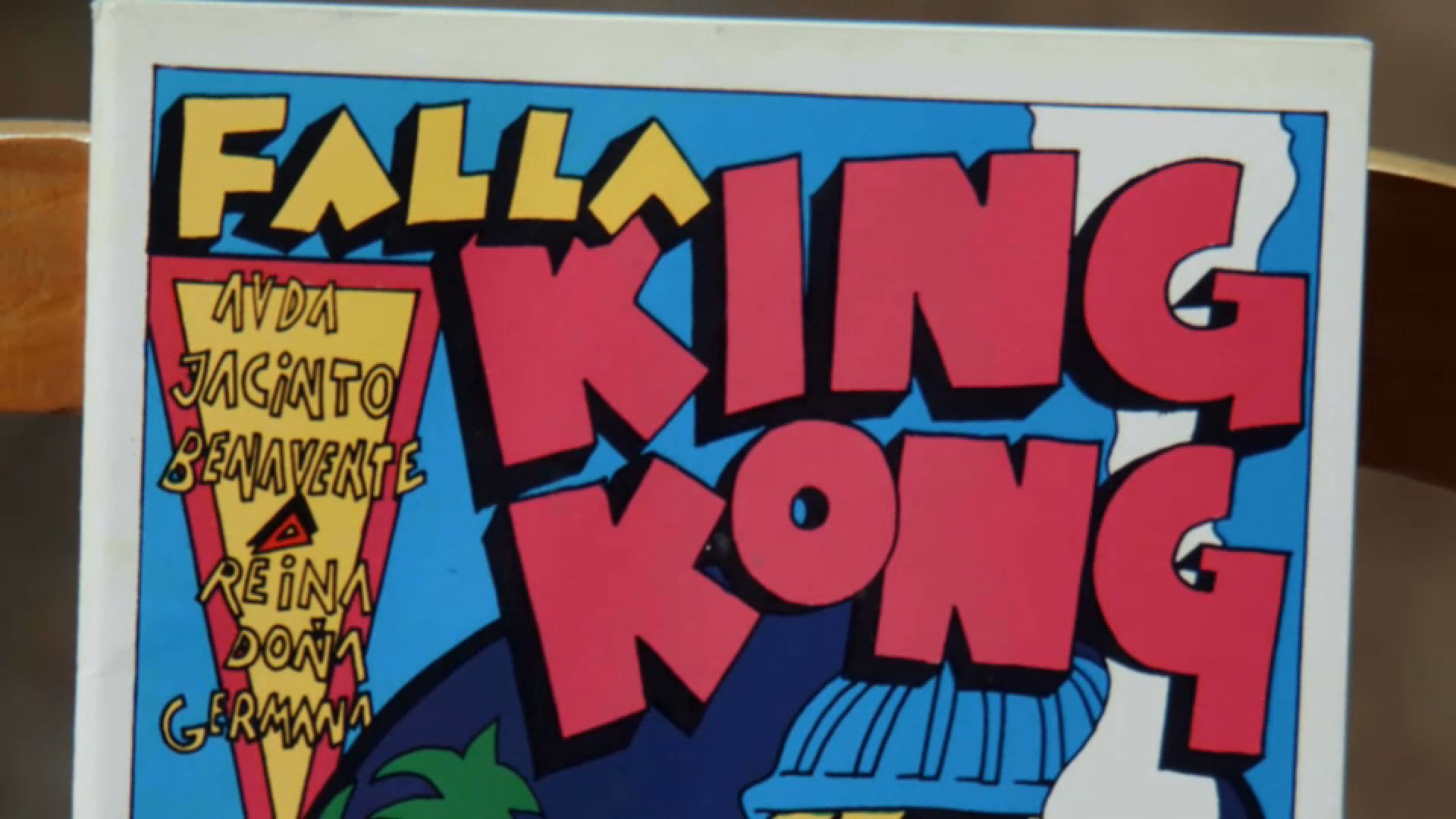 Llibret colorit de la falla King Kong Llibret colorit de la falla King Kong