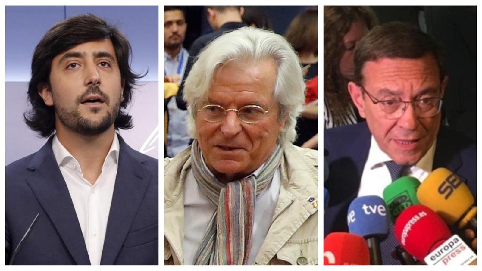 Toni Roldán, Javier Nart i el candidat de Ciutadans al parlament asturià, Juan Vázquez