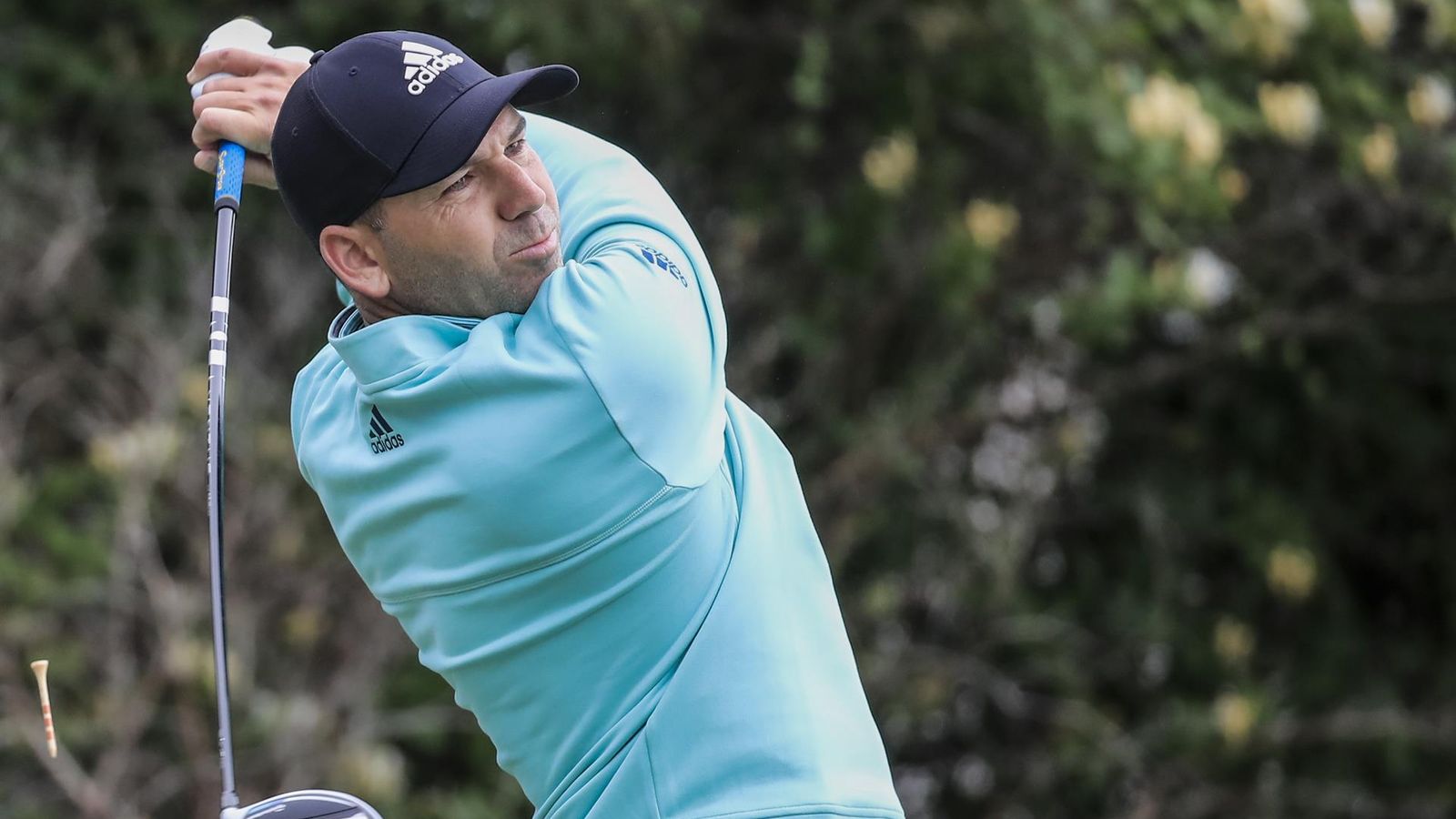 Sergio Garcia, durant un colp