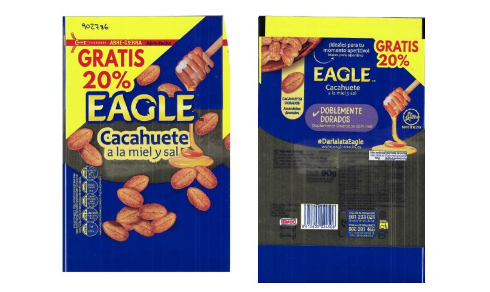 Paquet afectat de la marca Eagle