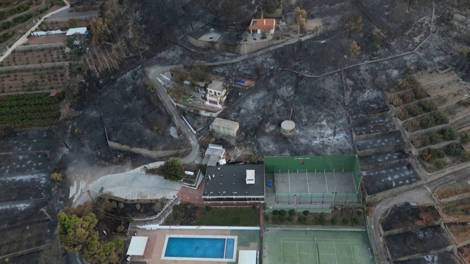 Apagat l'incendi de la Vall d'Uixó