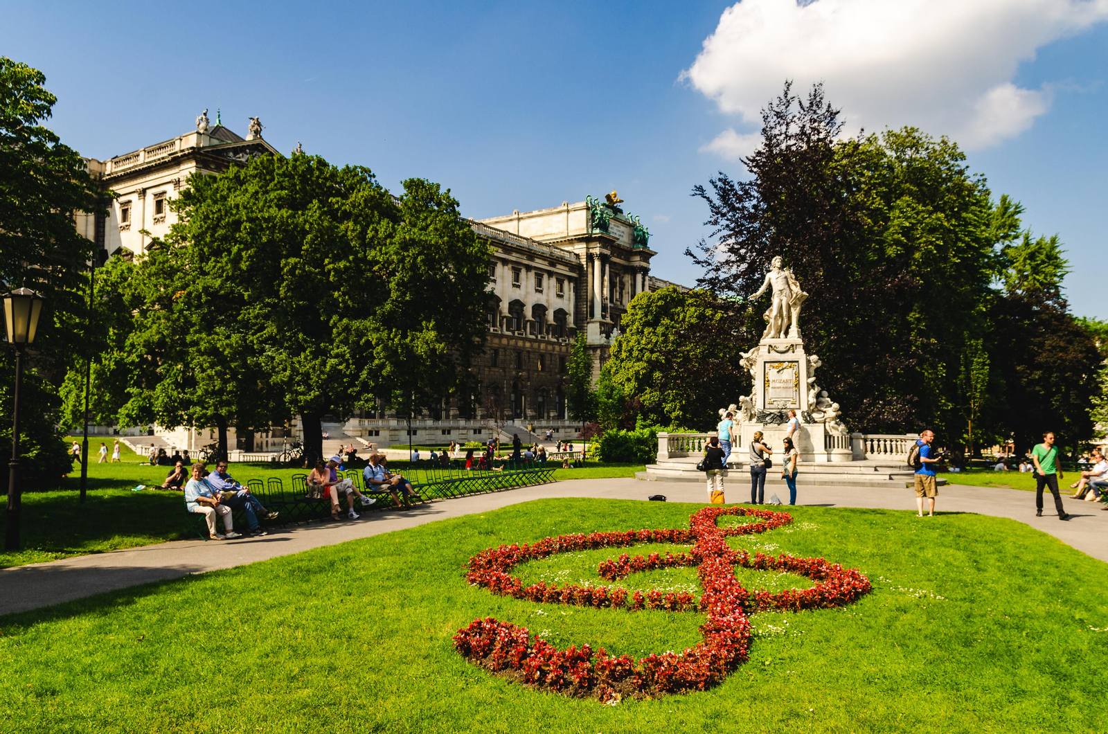 El parcs de Viena són llocs perfectes per a fer un pícnic, una passejada a peu o en bicicleta