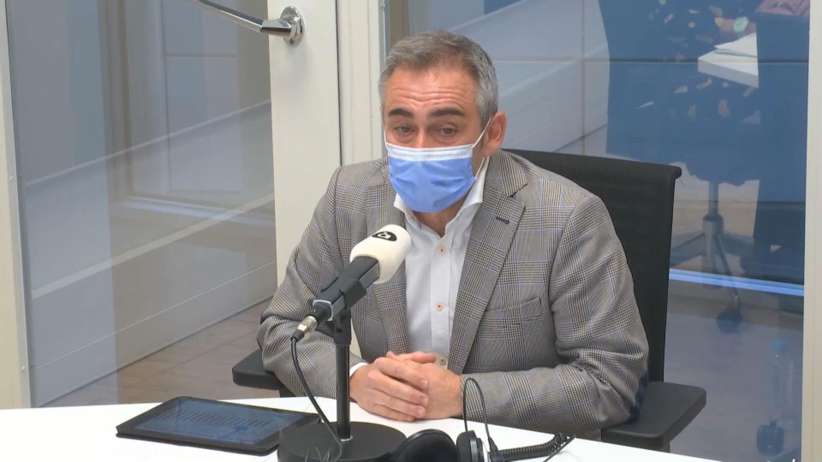 El síndic del PPCV a les Corts, Miguel Barrachina, a Les Notícies del Matí