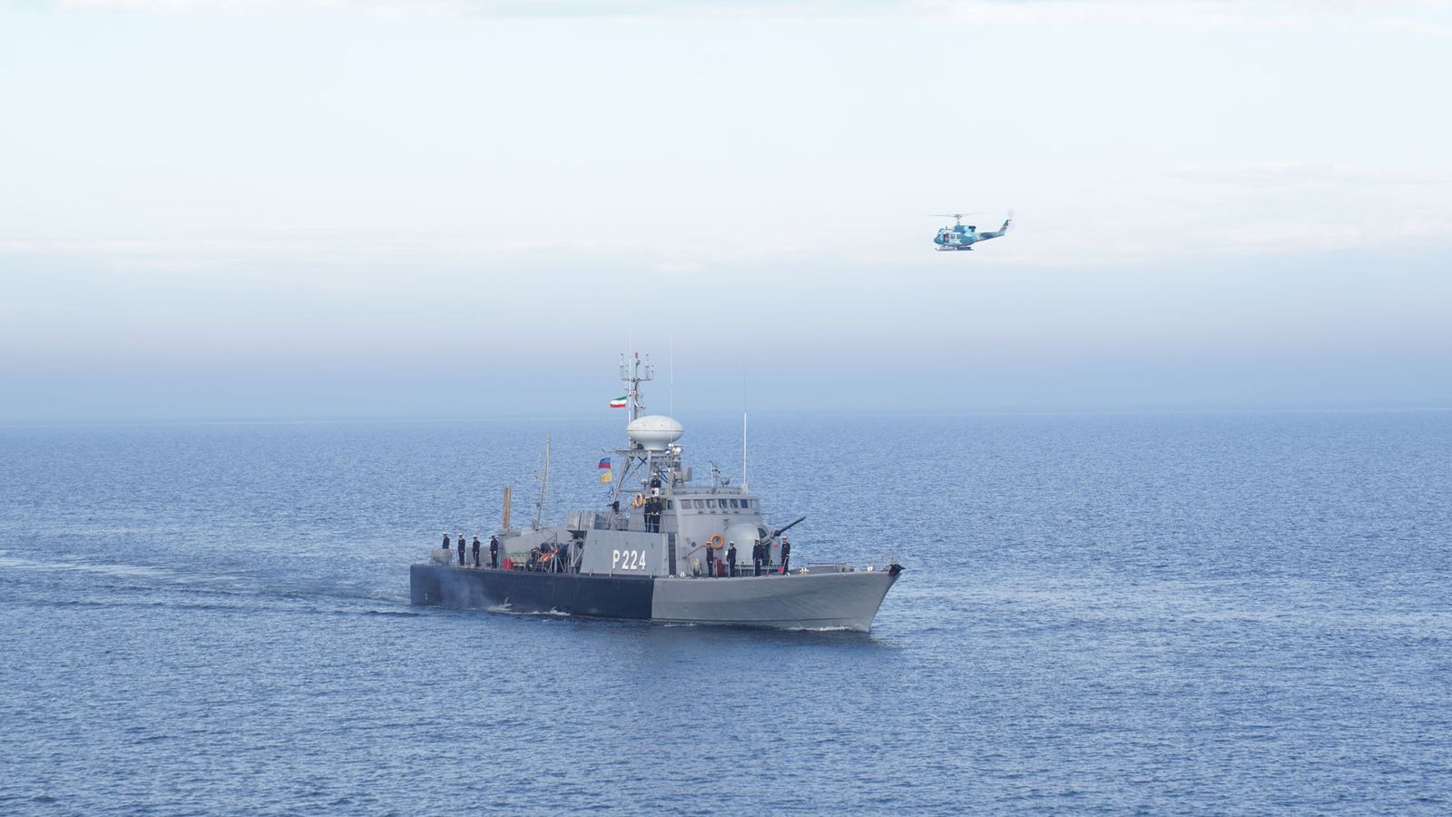 Imatge d'arxiu d'un vaixell de l'armada de l'Iran