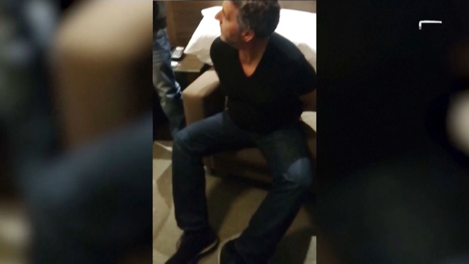 Morabito, en un moment de la seua detenció a Brasil