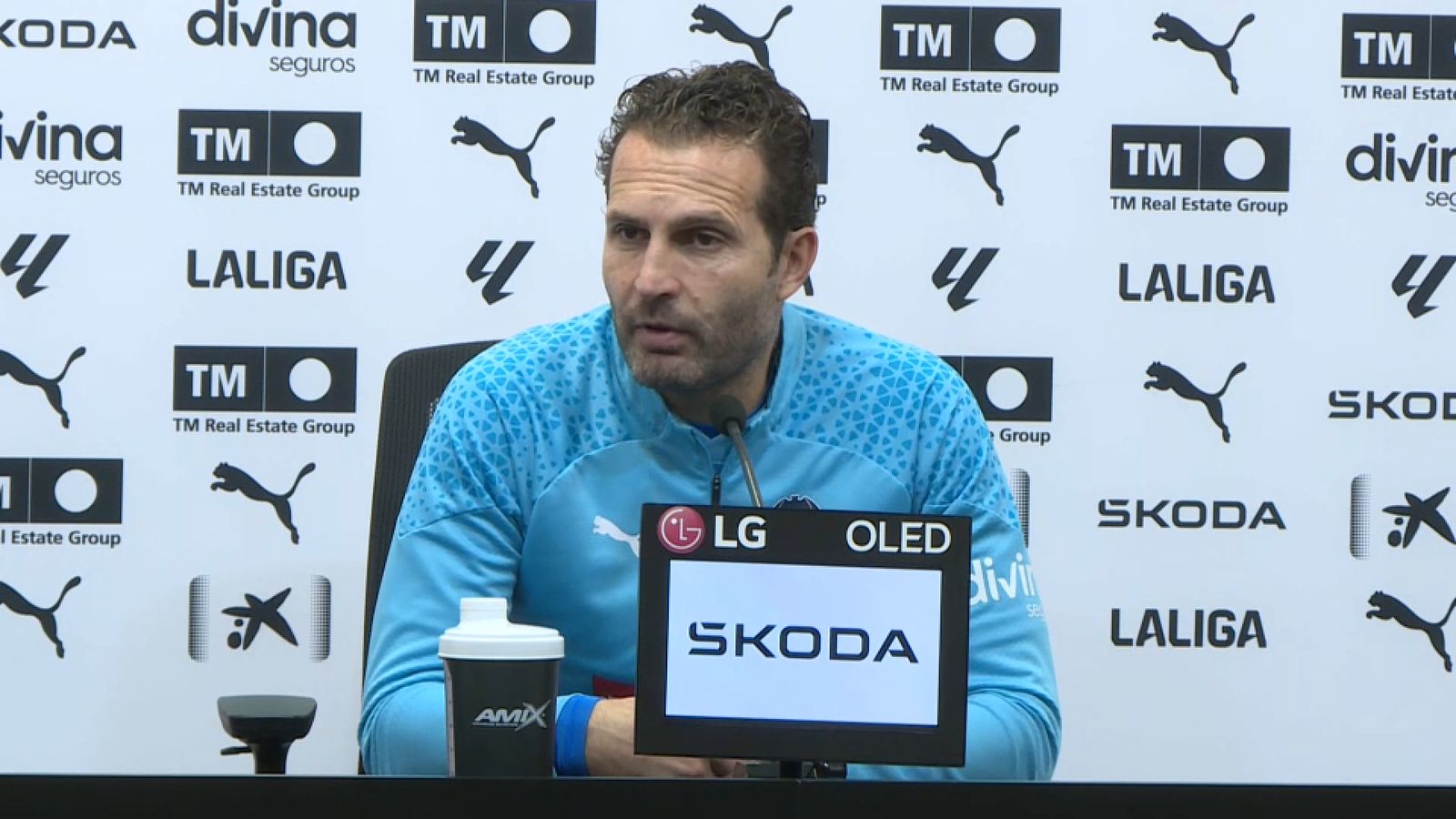 El tècnic del València, Rubén Baraja