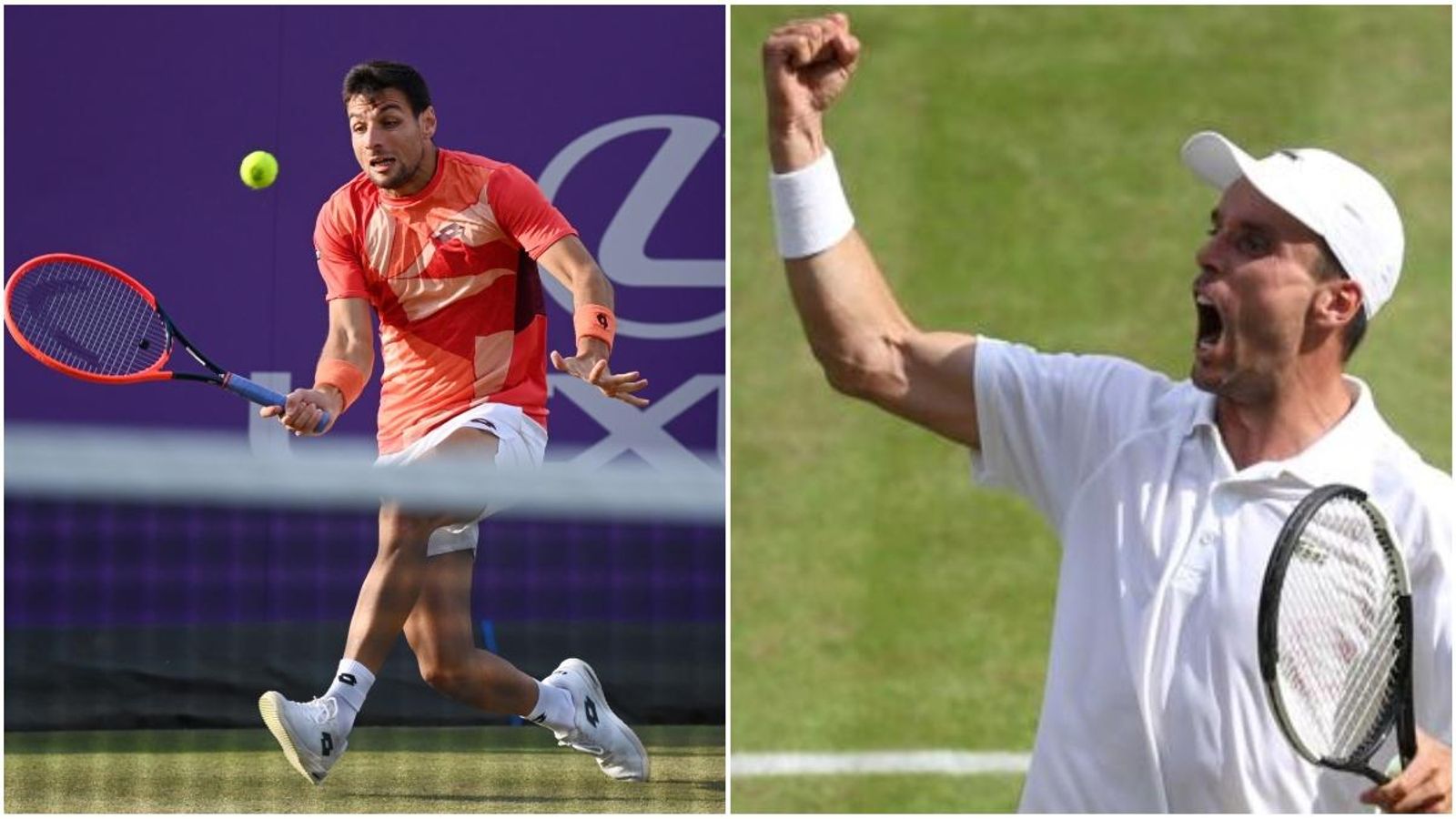 Zapata, a l'esquerra, i Bautista, a la dreta, durant els partits d'aquest dimarts