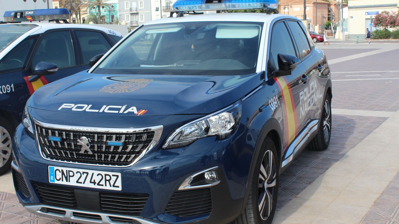 Imatge d'arxiu de cotxes de la Policia Nacional