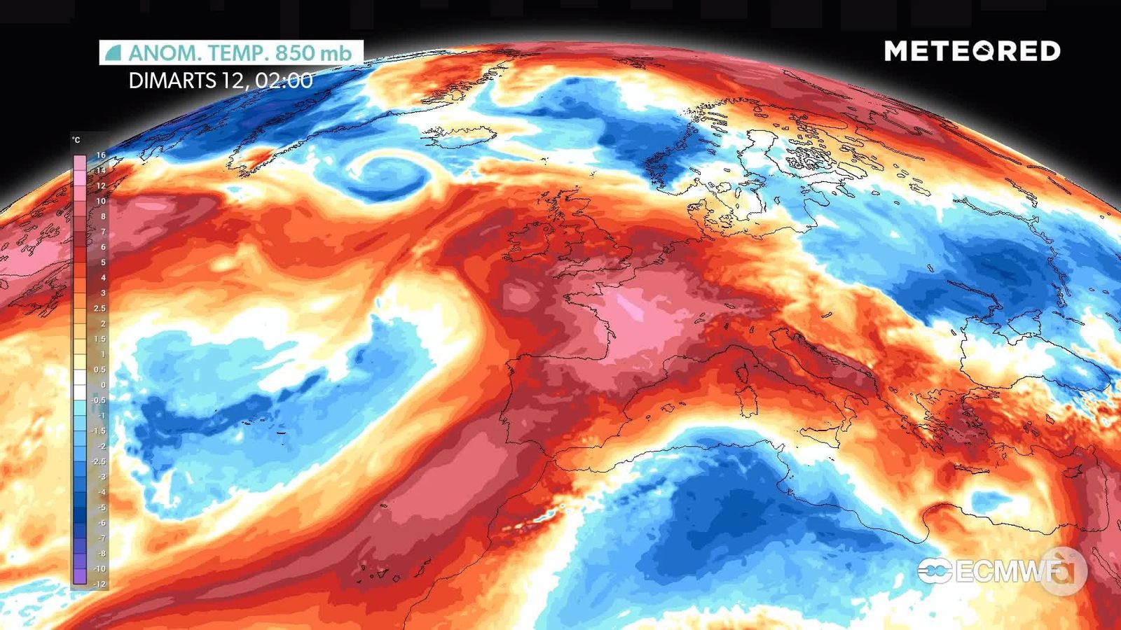 TEMPERATURA 850 hPa