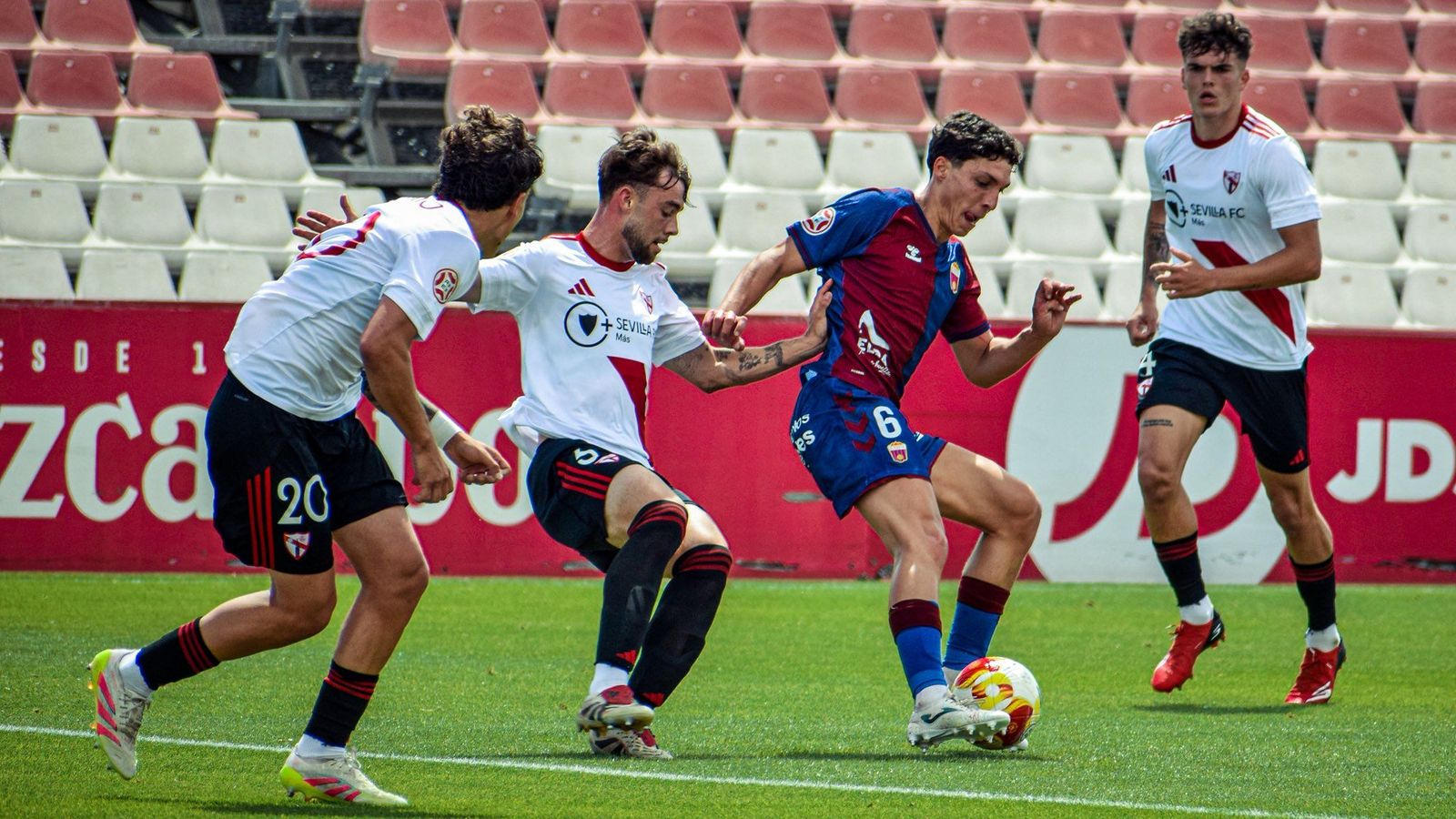 Imatge del partit entre el Sevilla Atlético i el CD Eldense