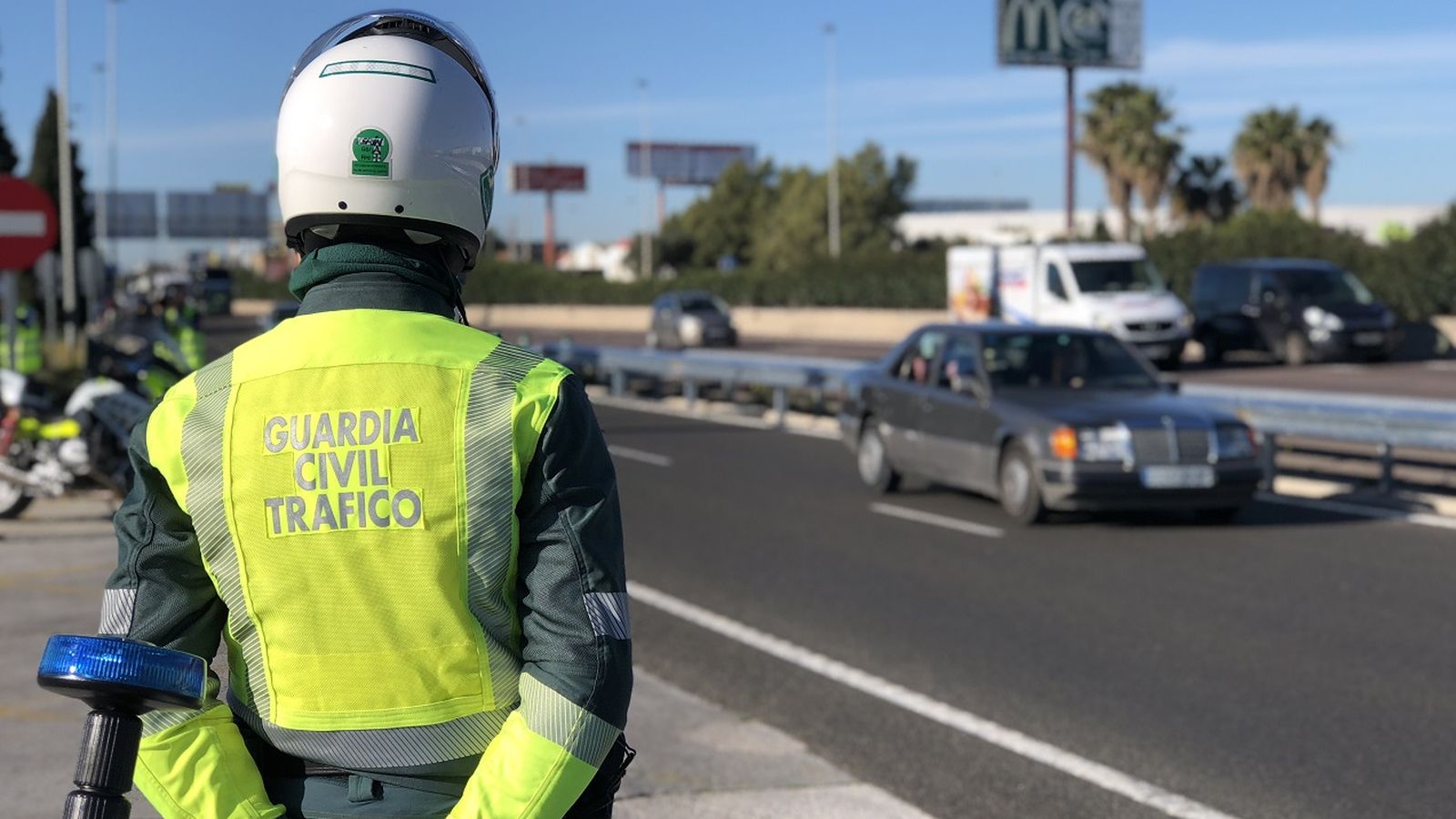 Imatge d'un control de la Guàrdia Civil