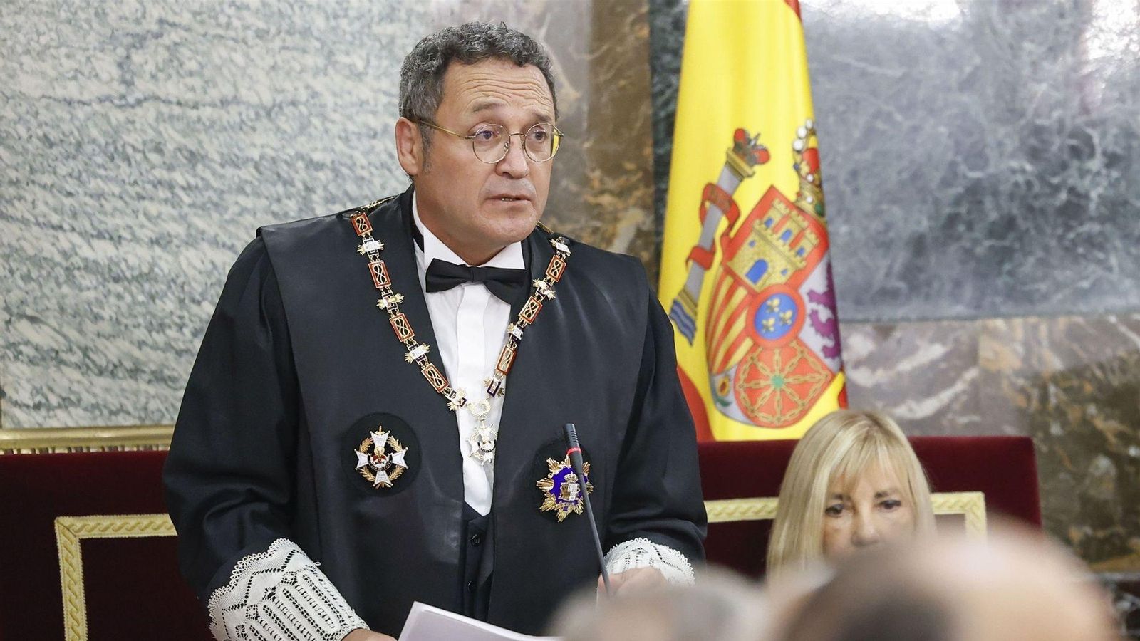 El fiscal general de l'Estat, divendres passat en l'obertura de l'any judicial