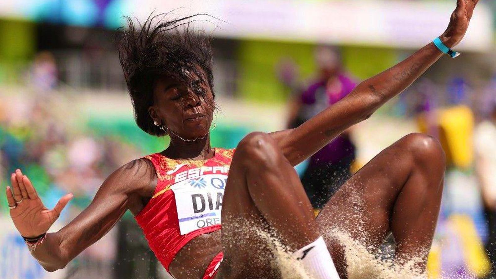 L'atleta valenciana Fàtima Diamé