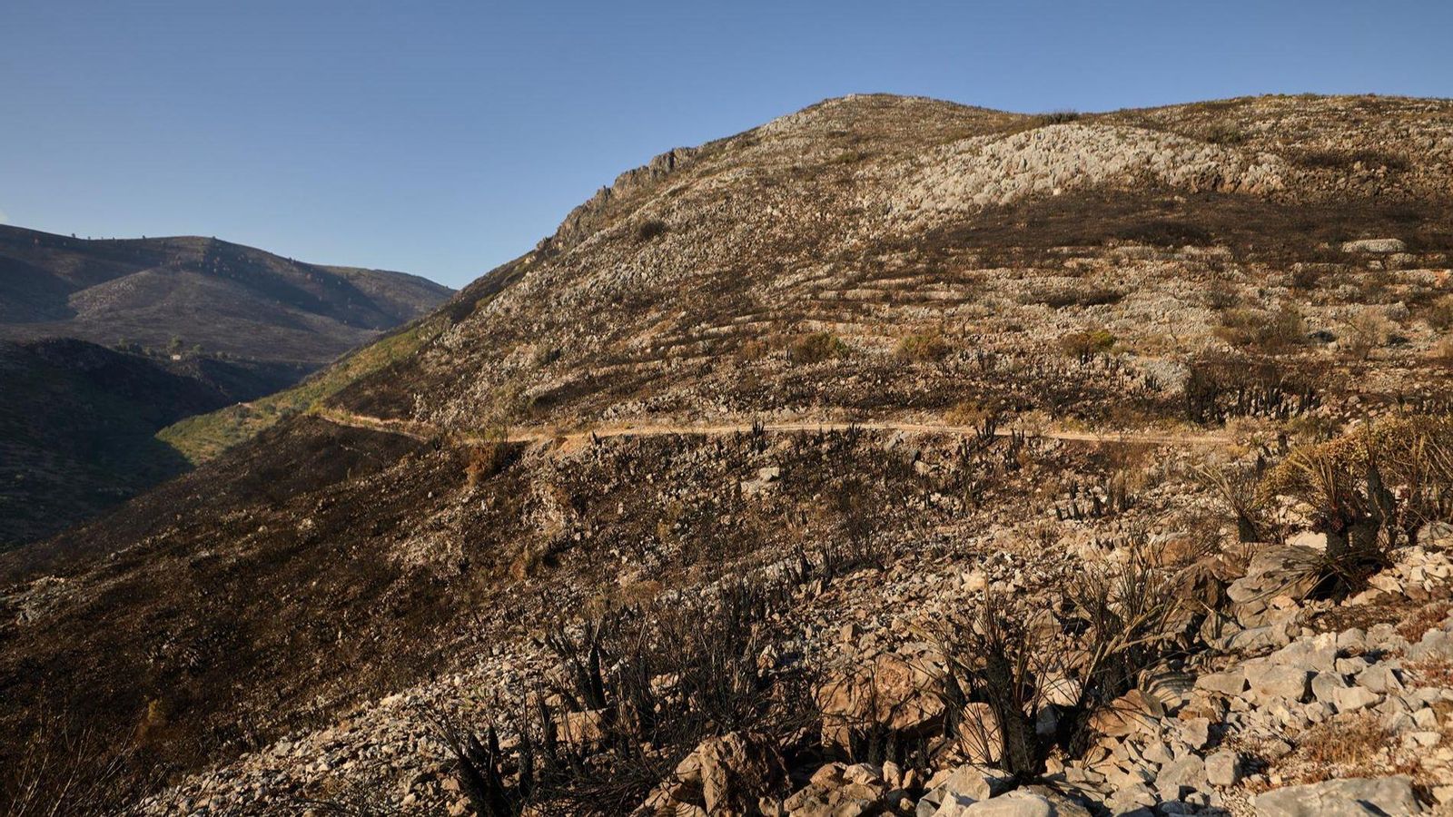 L'incendi de la Vall d'Ebo es troba a prop de l'estabilitazació