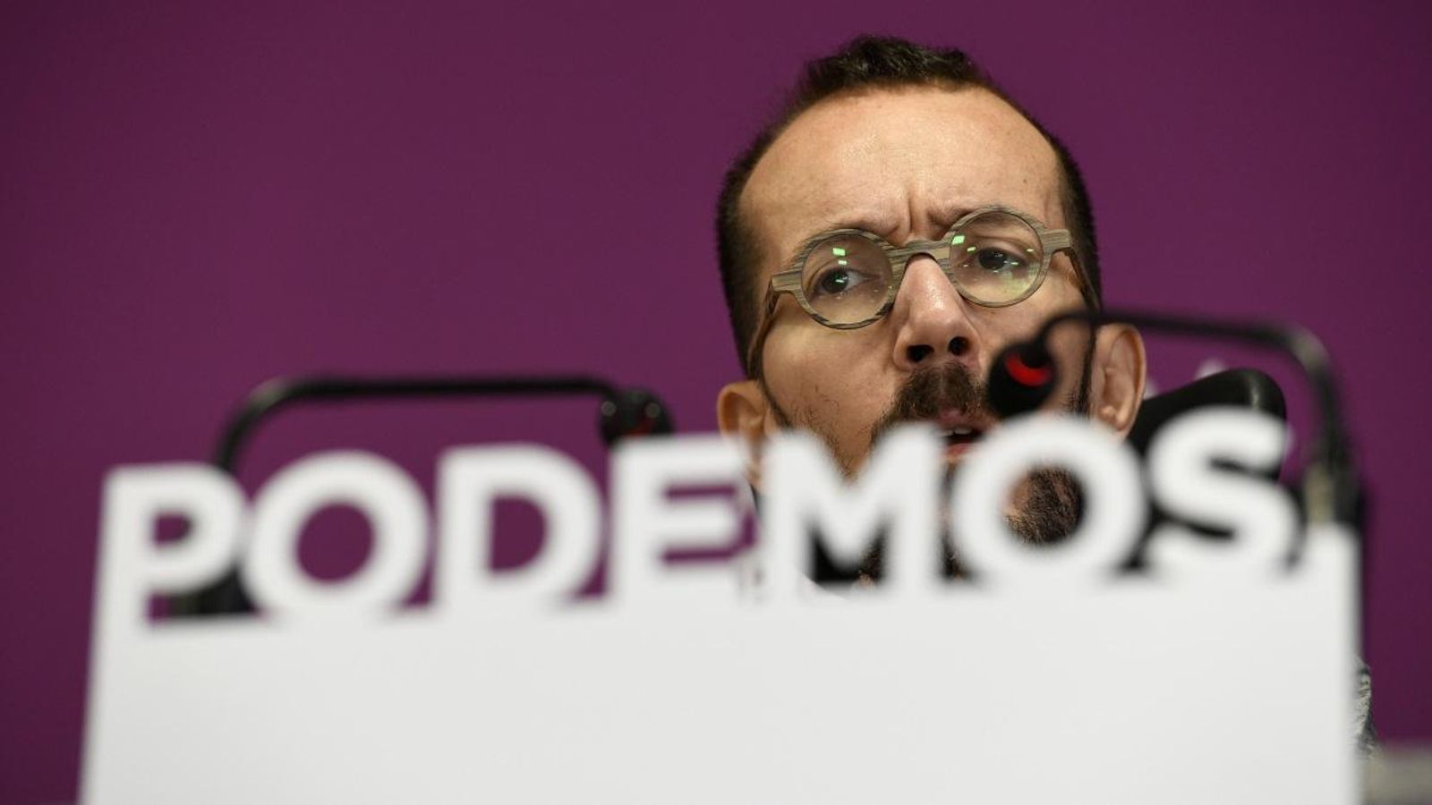 El secretari d’Organització i Programa de Podem, Pablo Echenique, en una imatge d’arxiu