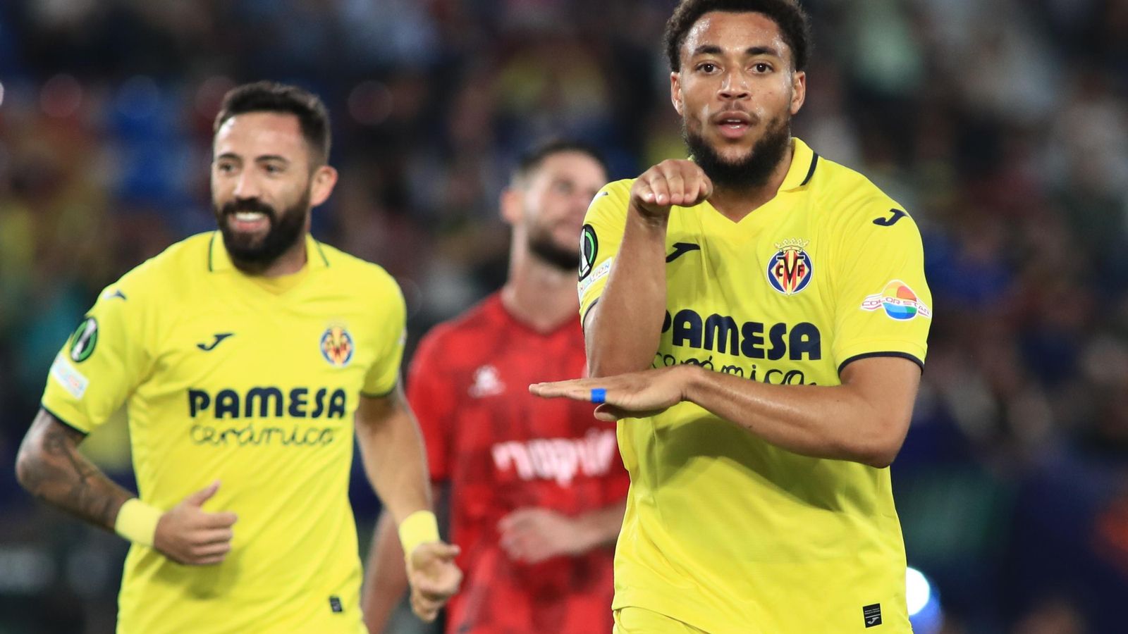 Arnaut Danjuma ha marcat el segon gol del Vila-real contra el Hapoel Beer-Sheva