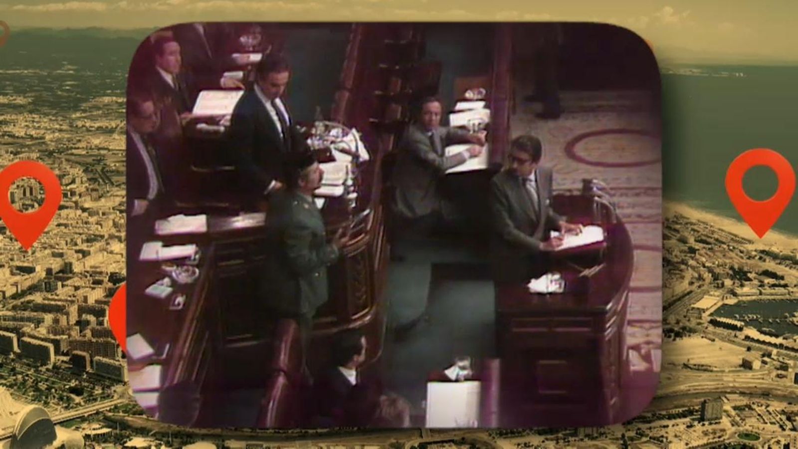 El 23F damunt d\'un tanc