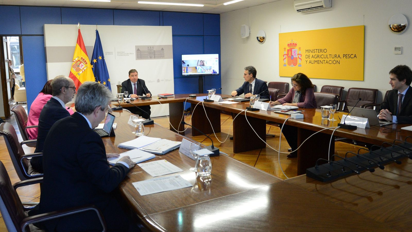 Luis Planas en la reunió del Consell Consultiu de Política Agrícola Comuna