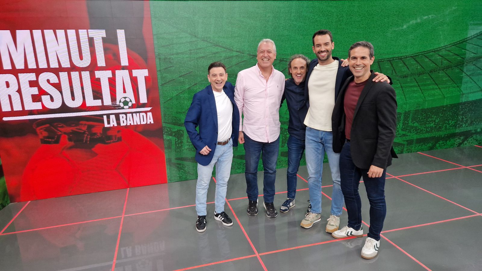 D'esquerra a dreta: Cesar Escribano, Xavi Alberola, Raül Pina, Sergi Escrivà i Josevi Sánchez