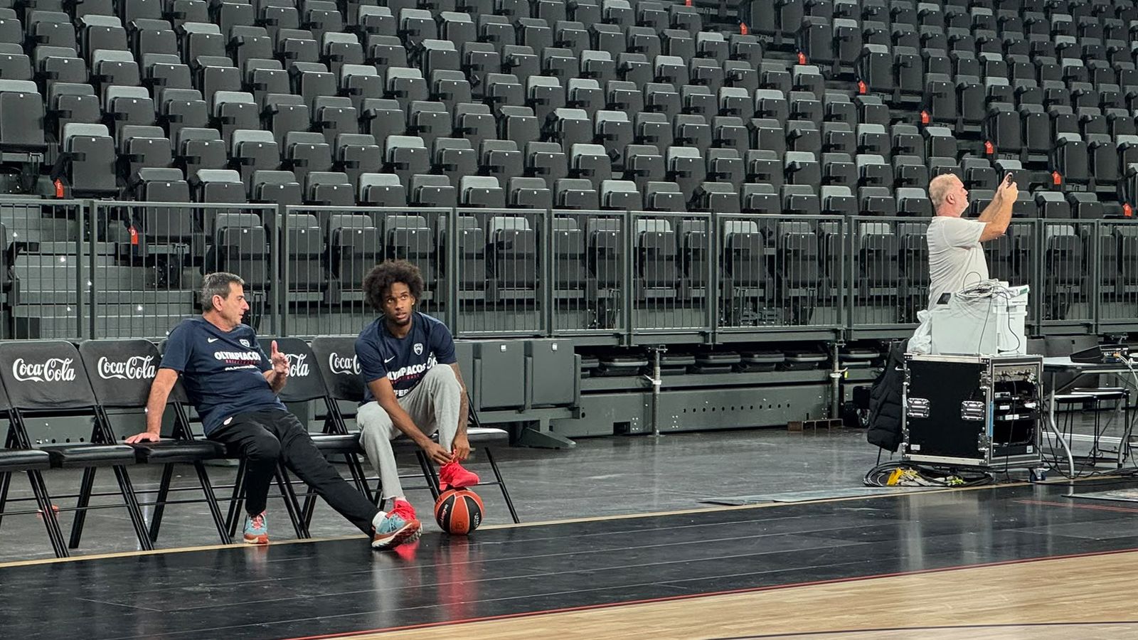 Jean Montero ja s'ha entrenat este matí al Roig Arena