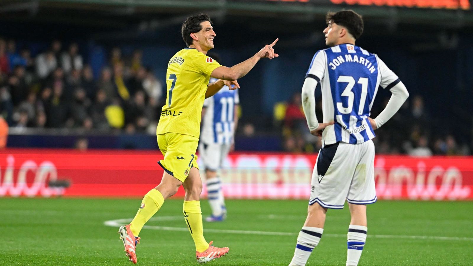 Gerard Morenoc elebra el gol