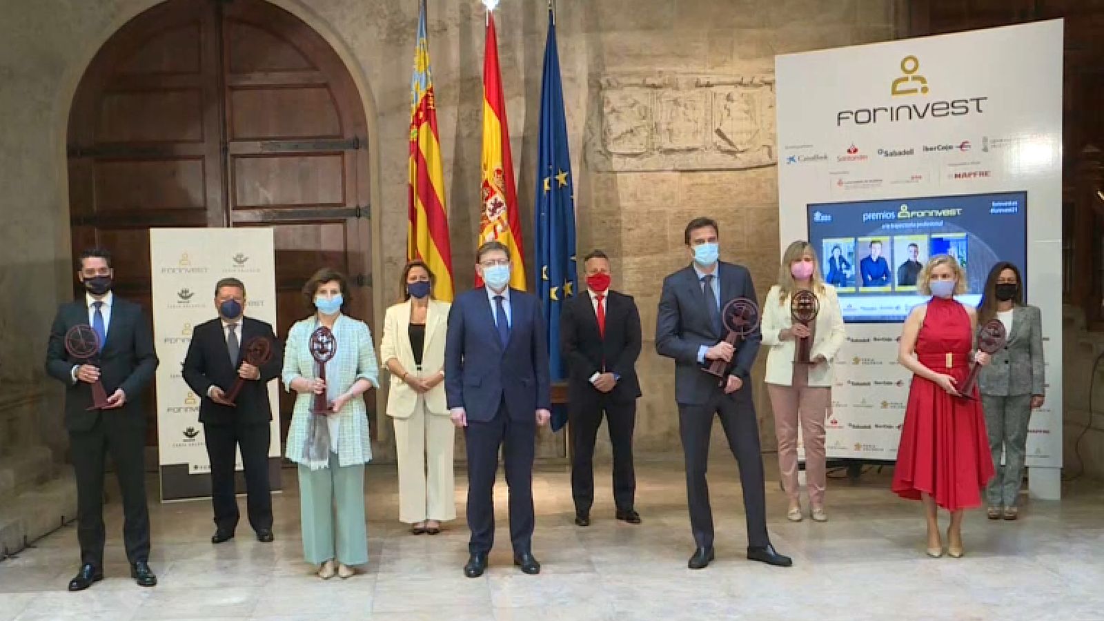 Entrega dels premis 2021 de Forinvest, aquest dilluns, al Palau de la Generalitat