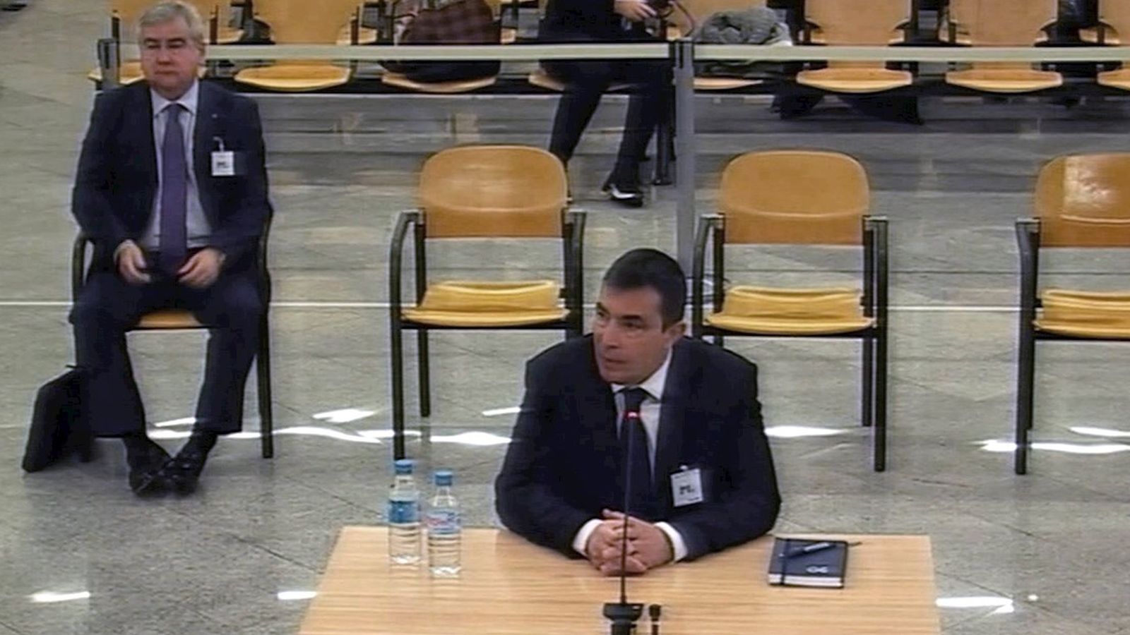 Imatge del jui a l'exdirector dels Mossos d’Esquadra, Pere Soler