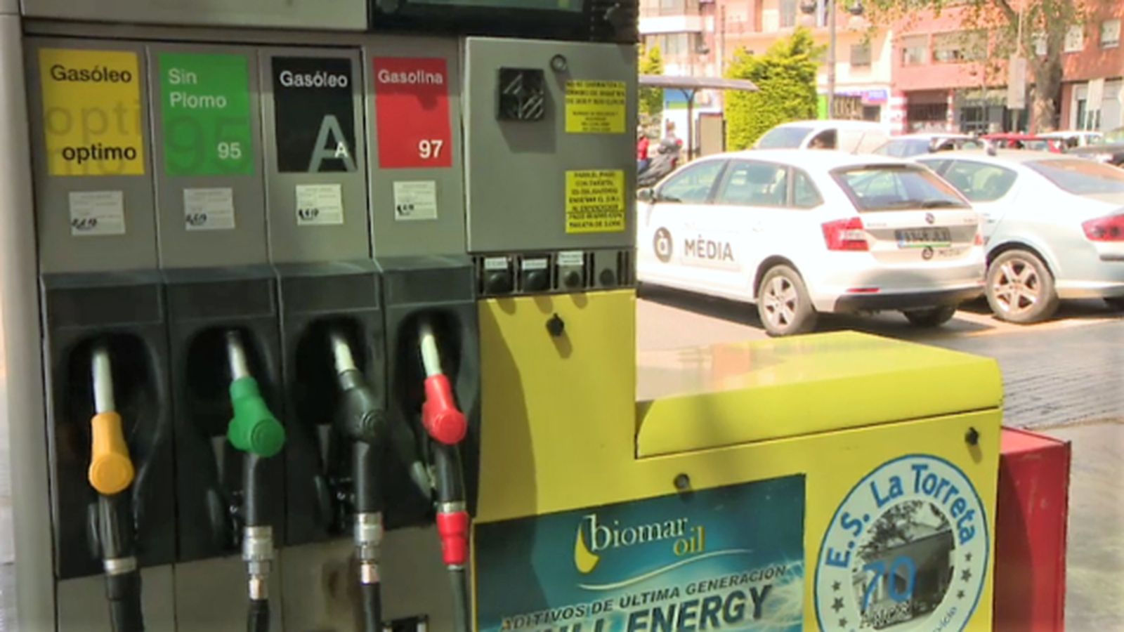 Imatge d'arxiu d'una gasolinera de la Comunitat Valenciana