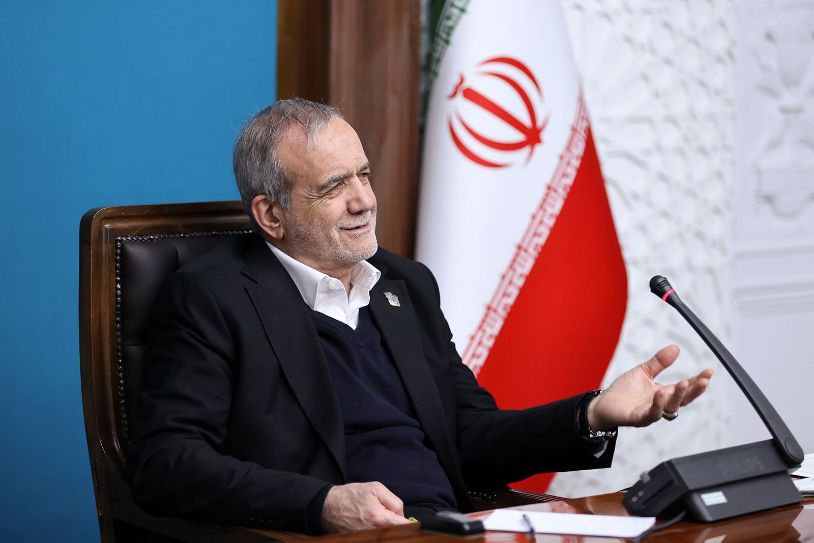 El president de l'Iran, Masud Pezeshkian 