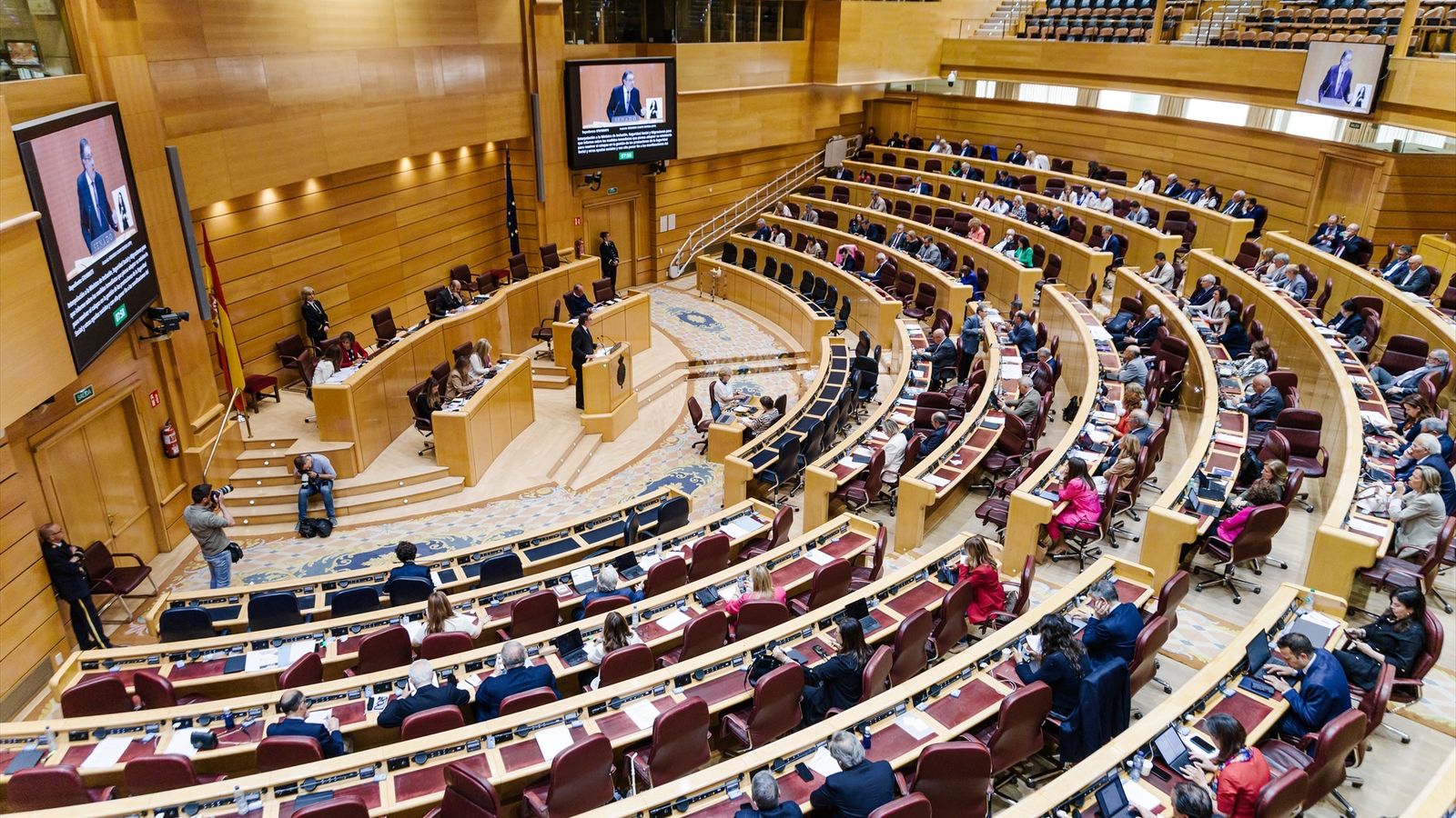 Sessió de control al govern espanyol al Senat este dimarts