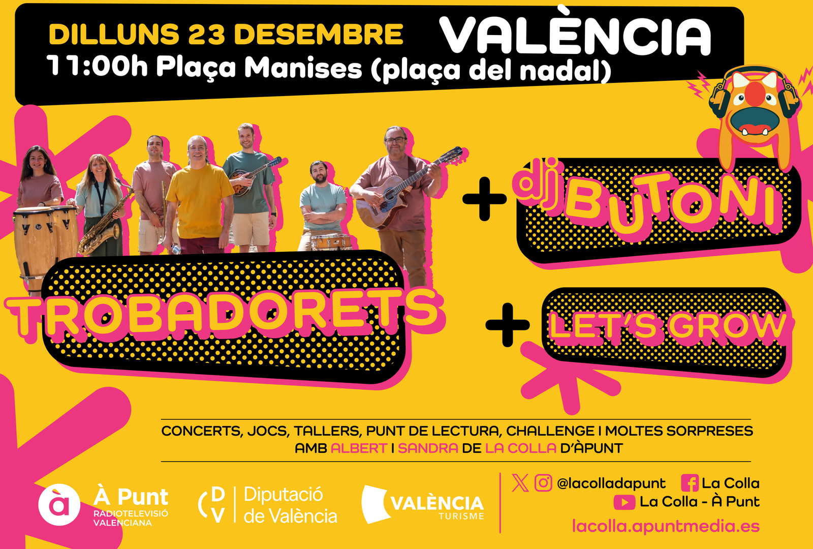 Conserts, jocs, tallers i moltes sorpreses