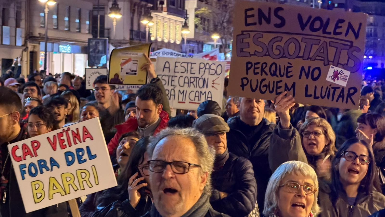 Imatge de la manifestació