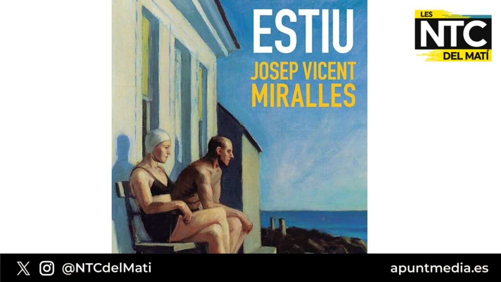 02.11.2023 | 'A cau de lletra' i 'Estiu', de l'escriptor de Xàbia Josep Vicent Miralles