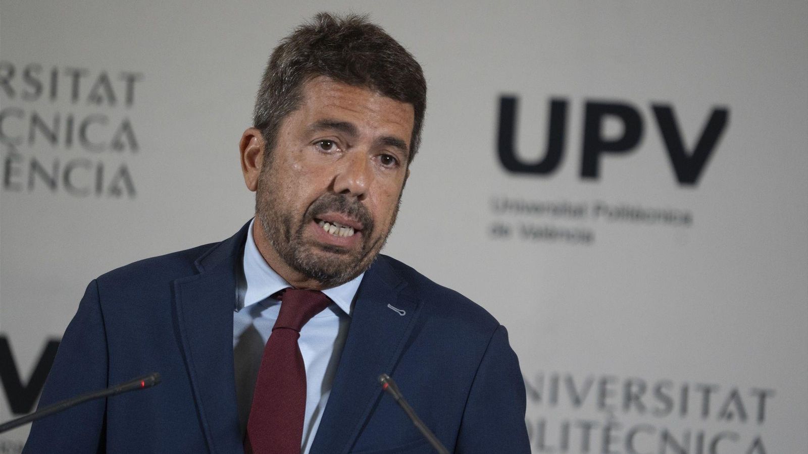 Mazón atén els mitjans este dimecres a la UPV Mazón atén els mitjans este dimecres a la UPV