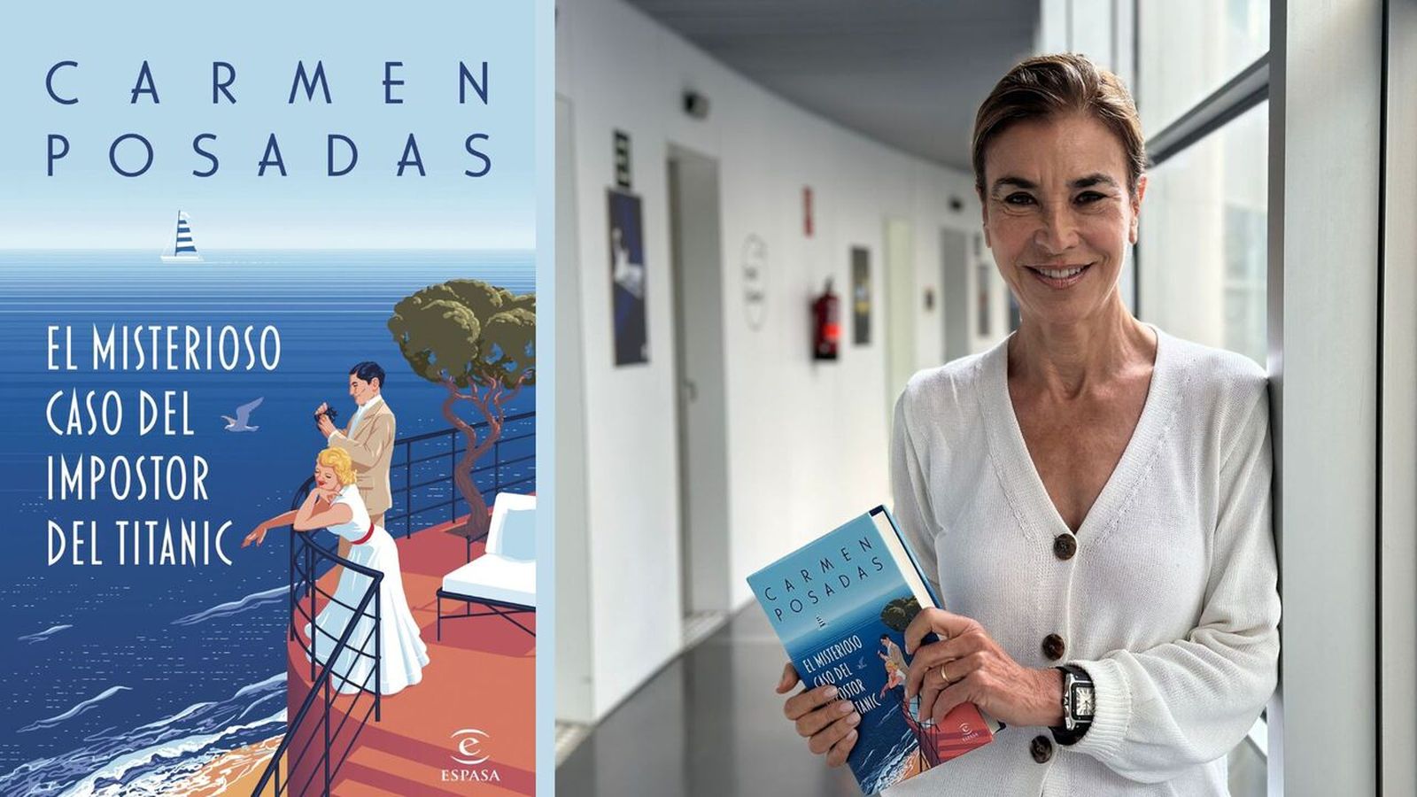 25.10.2024 | Carmen Posadas presenta la novel·la 'El misterioso caso del impostor del Titanic'