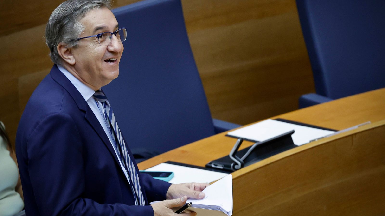 El conseller José Antonio Rovira, a les Corts