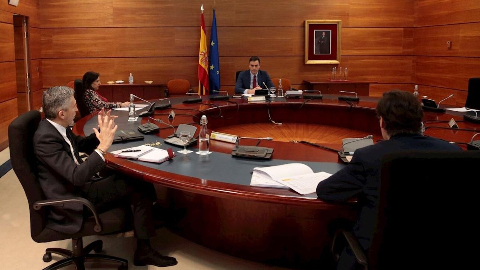 Imatge d'arxiu d'un consell de ministres recent
